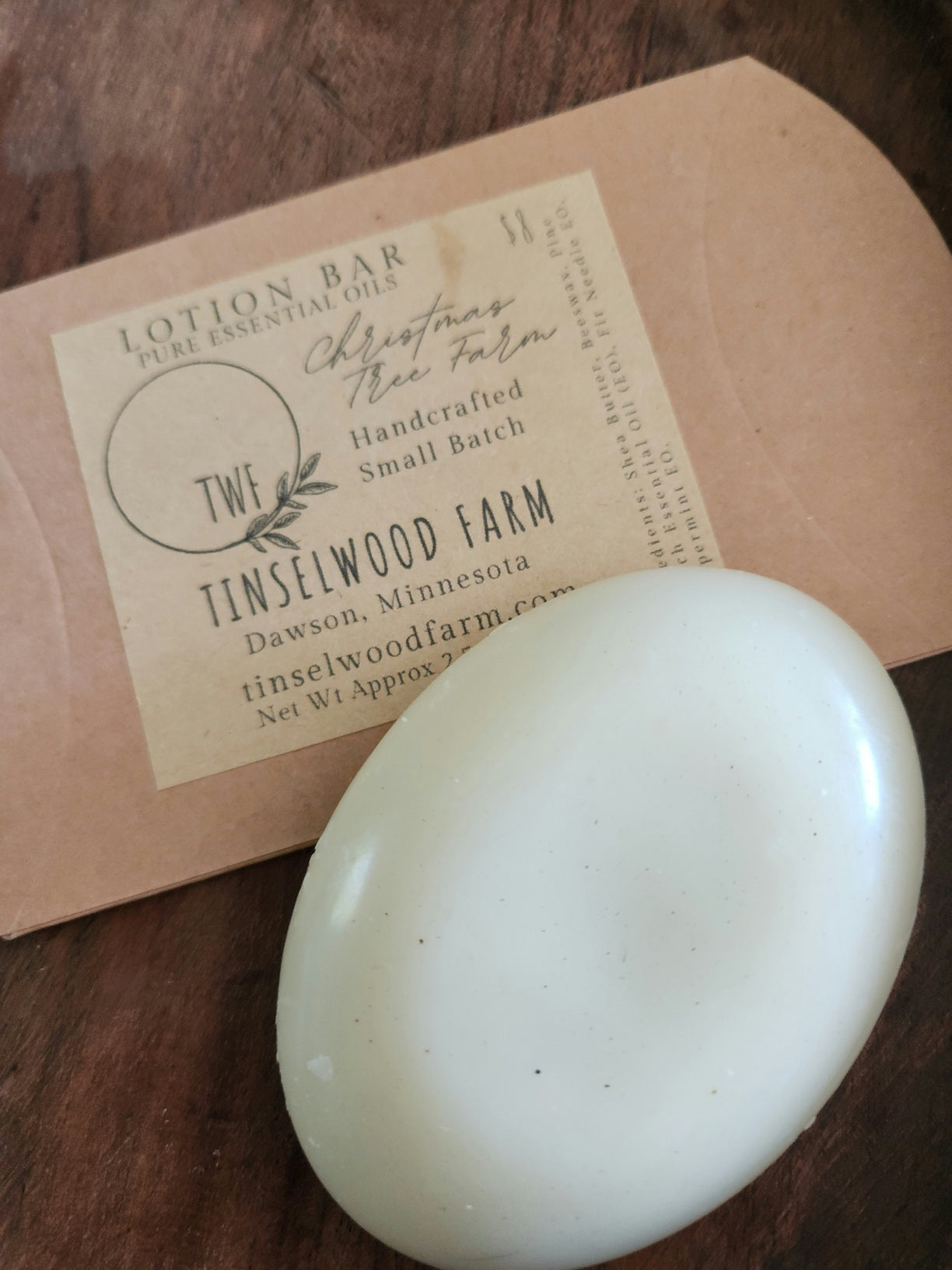 Christmas Tree Farm Lotion Bar