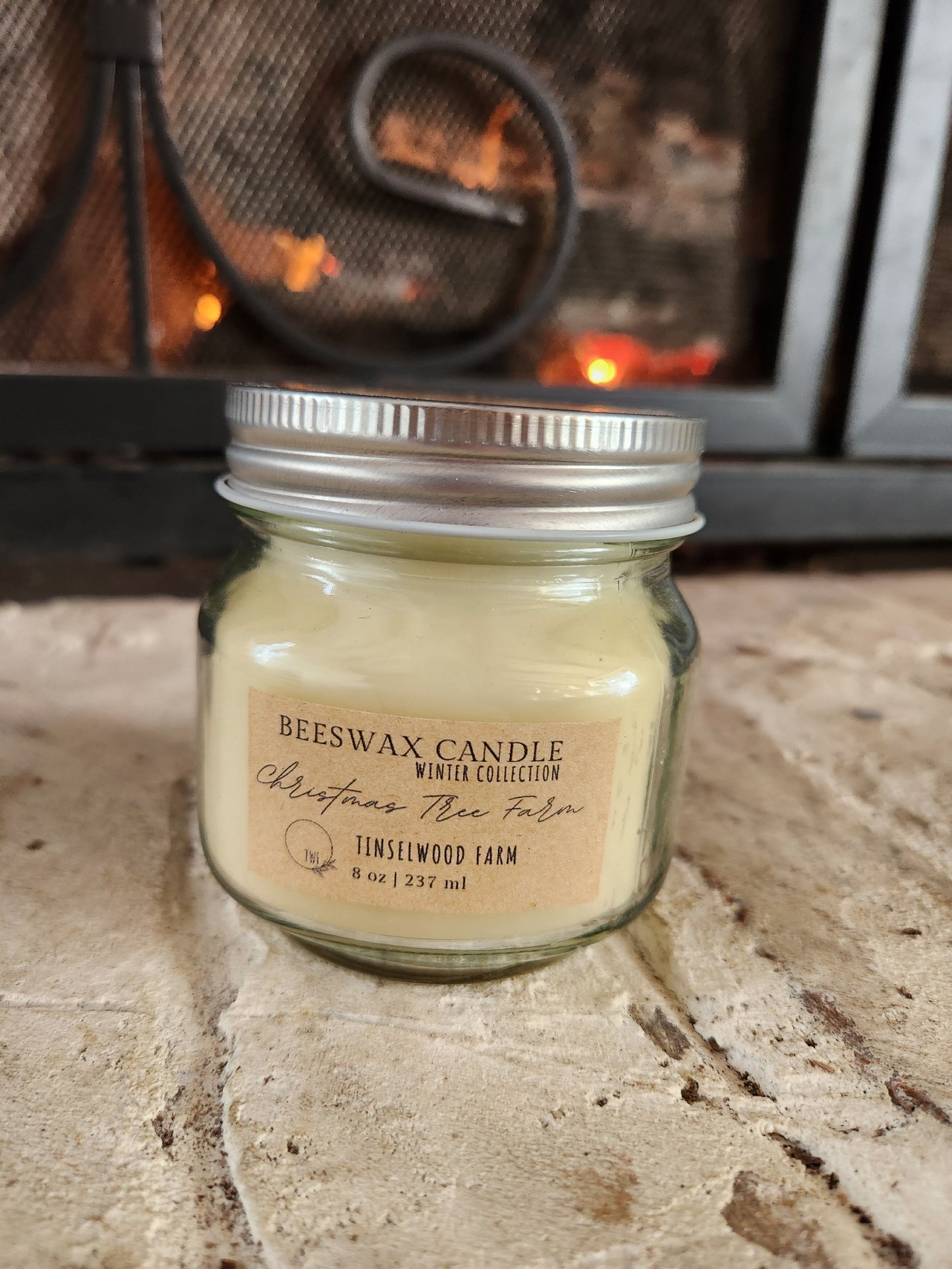 Beeswax Candle - Winter Collection
