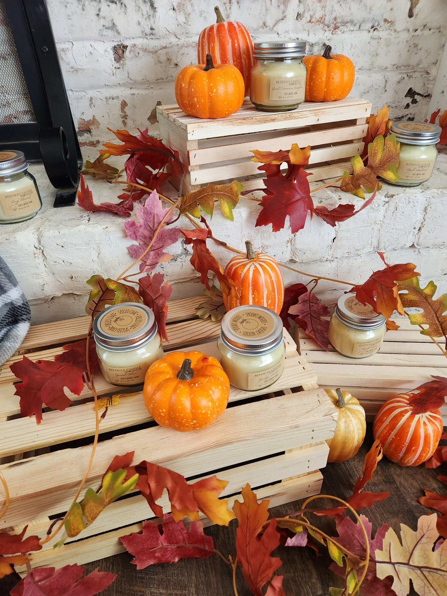 Beeswax 8oz Candle - Autumn Collection