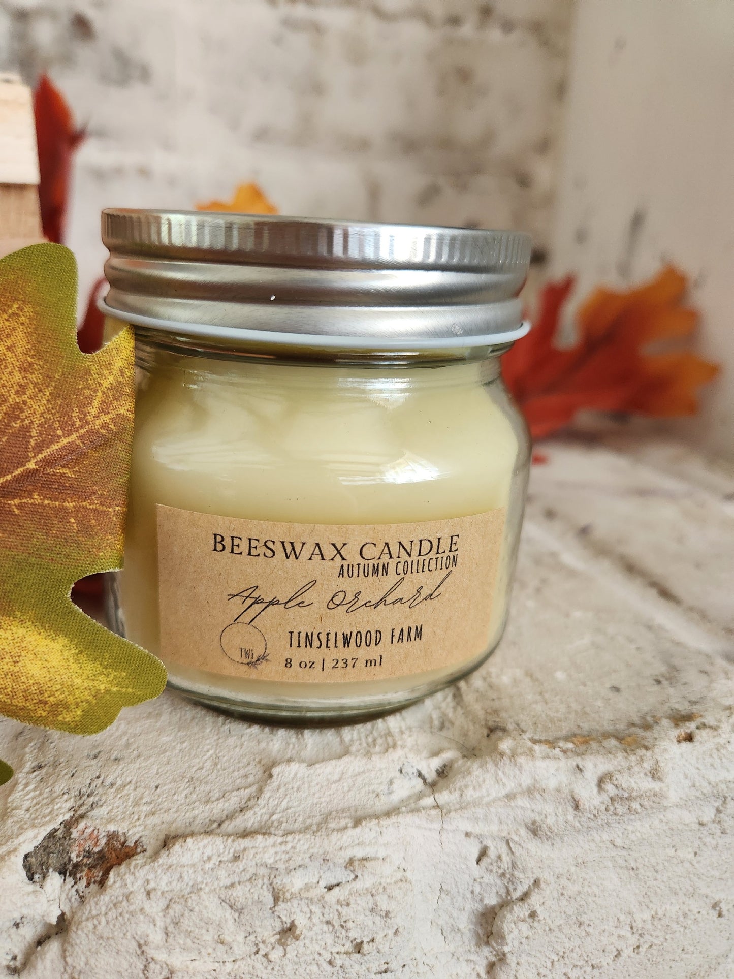 Beeswax 8oz Candle - Autumn Collection