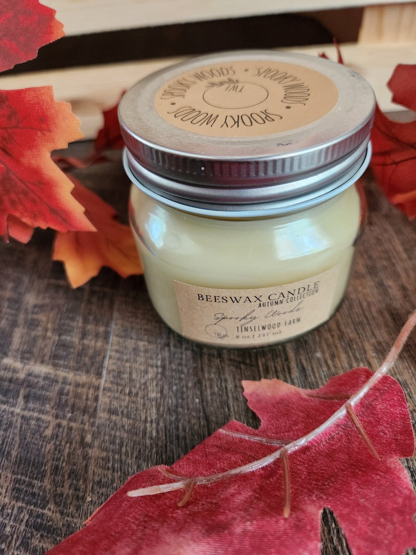 Beeswax 8oz Candle - Autumn Collection