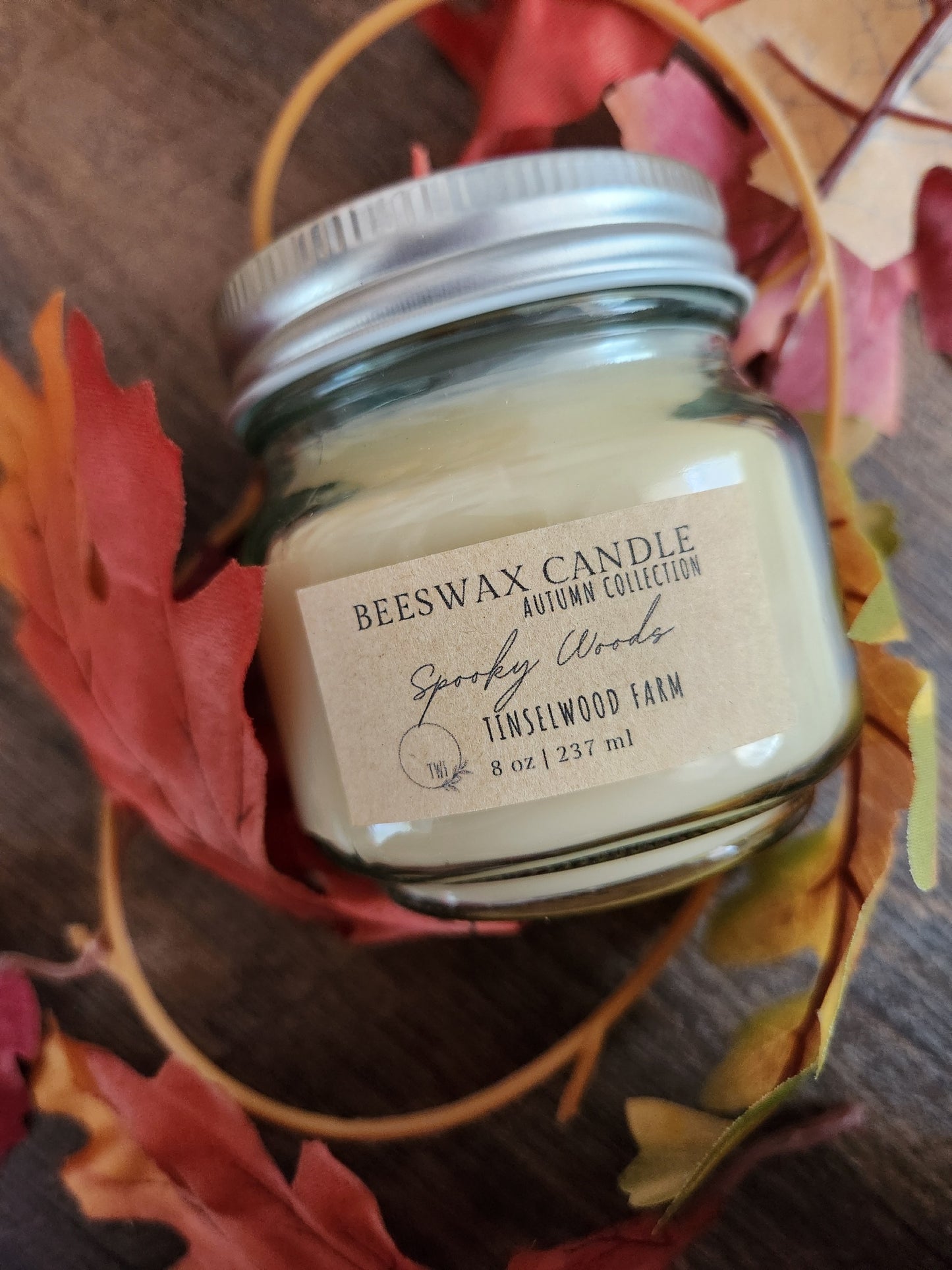 Beeswax 8oz Candle - Autumn Collection