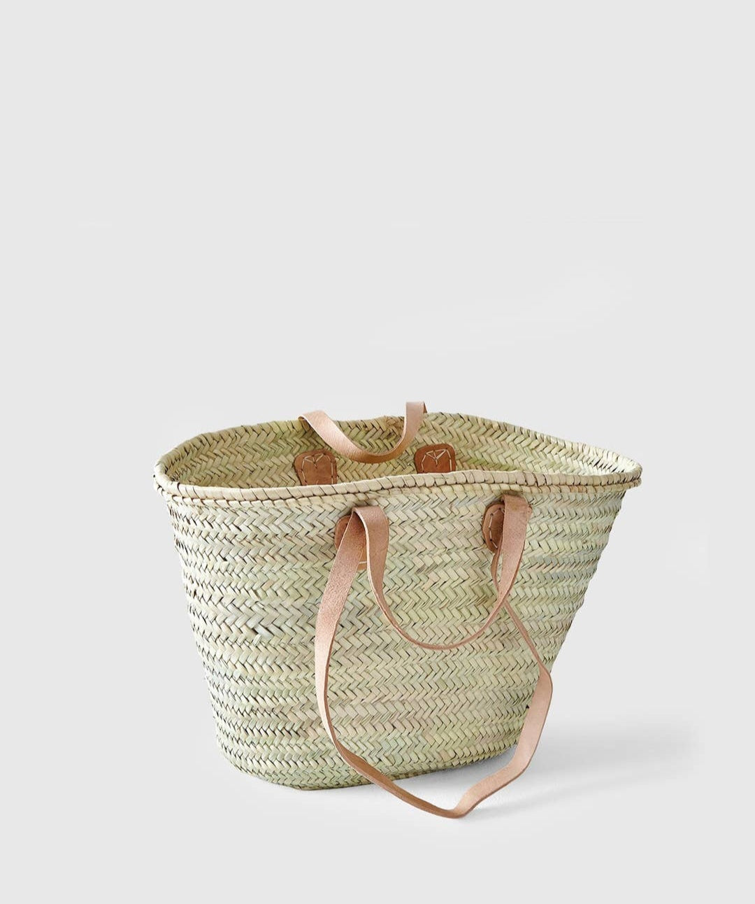 French Market Basket with Shoulder Straps– Gray Gables Home