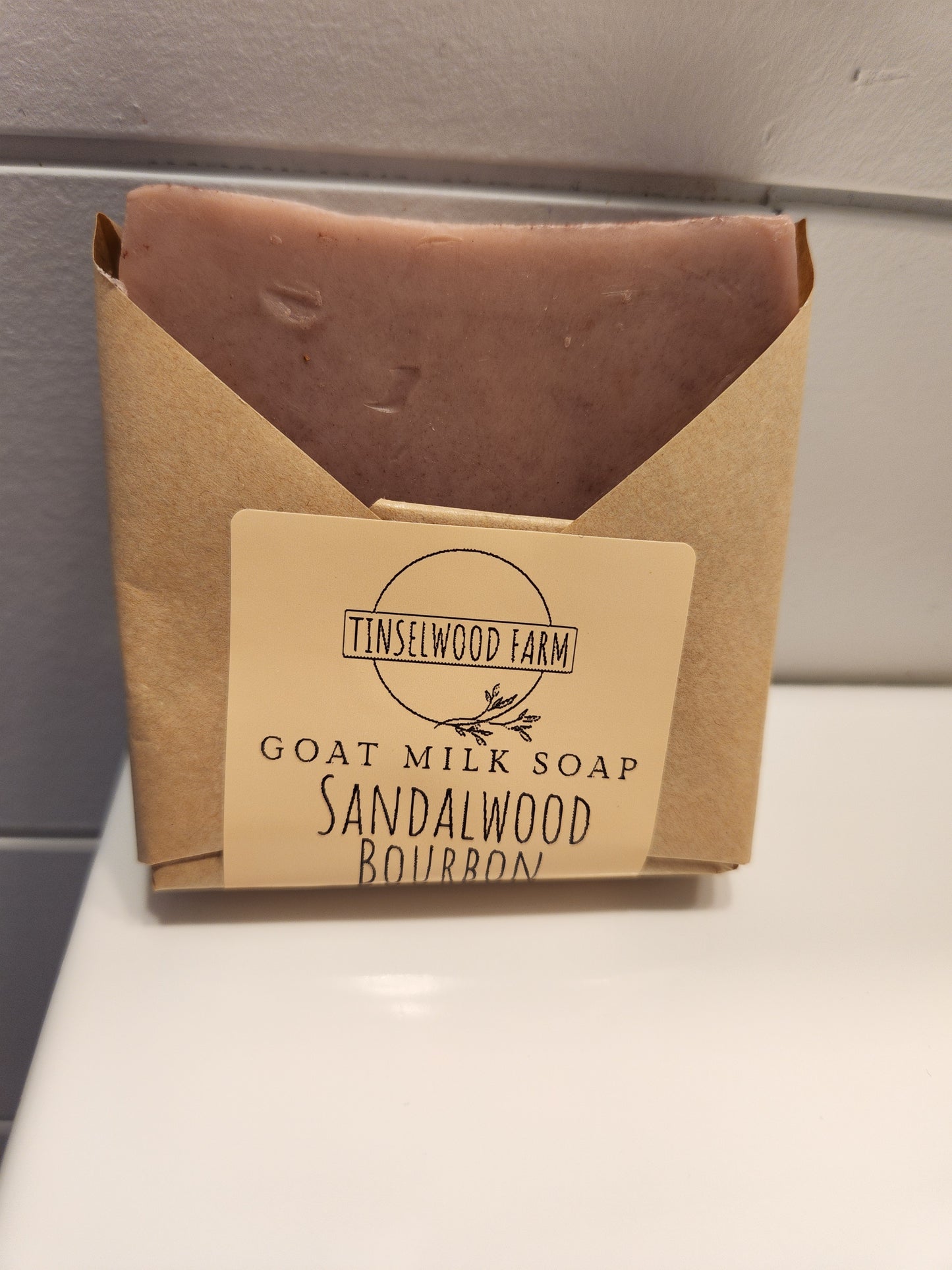 Goat Milk Bar Soap - Sandalwood Bourbon