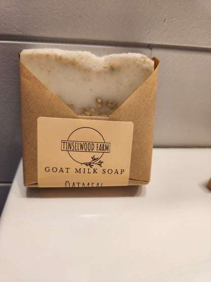 Goat Milk Bar Soap - Oatmeal (Fragrance Free)