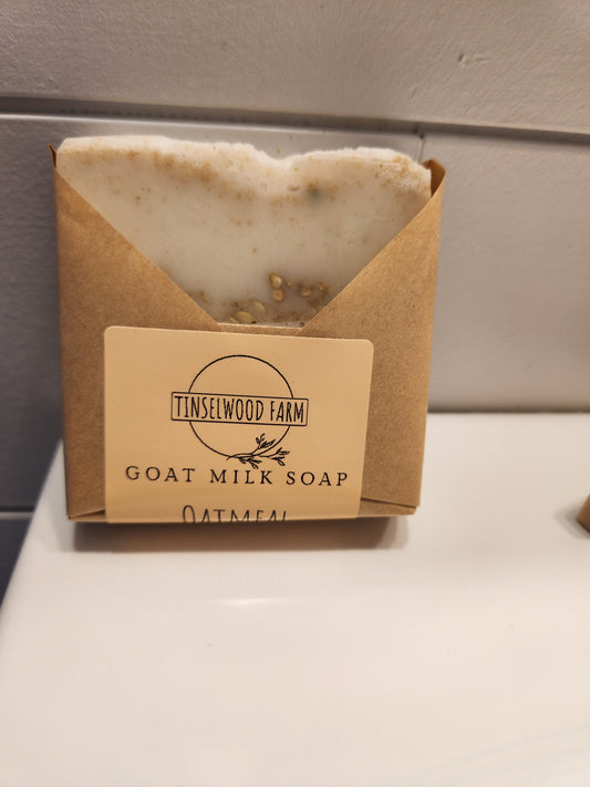 Goat Milk Bar Soap - Oatmeal (Fragrance Free)