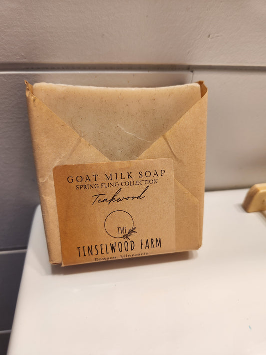 Goat Milk Bar Soap - Teakwood
