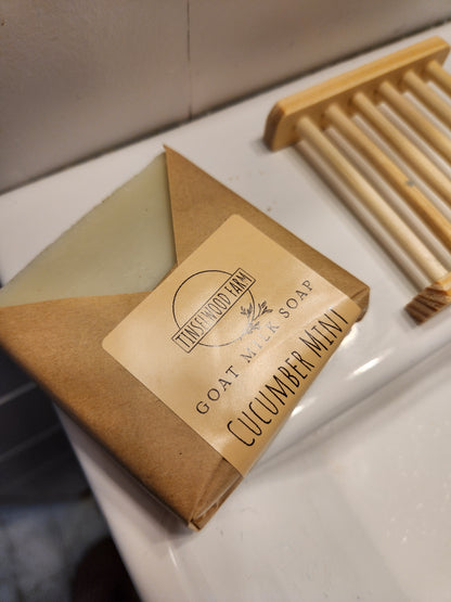 Goat Milk Bar Soap - Cucumber Mint