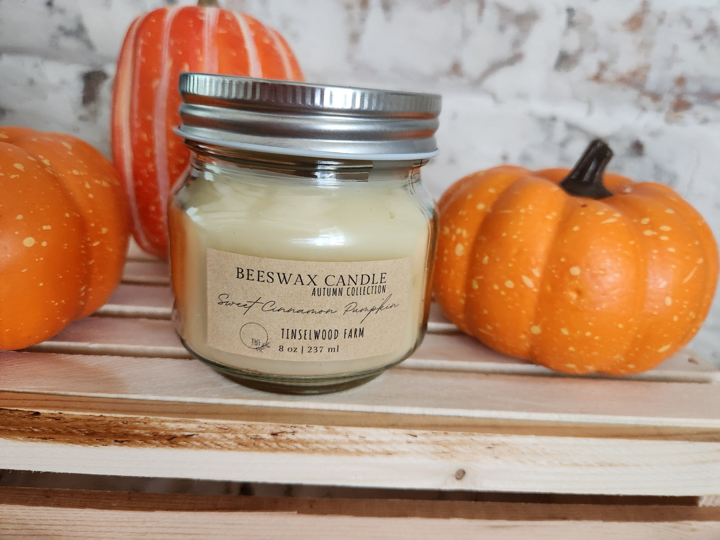 Beeswax 8oz Candle - Autumn Collection