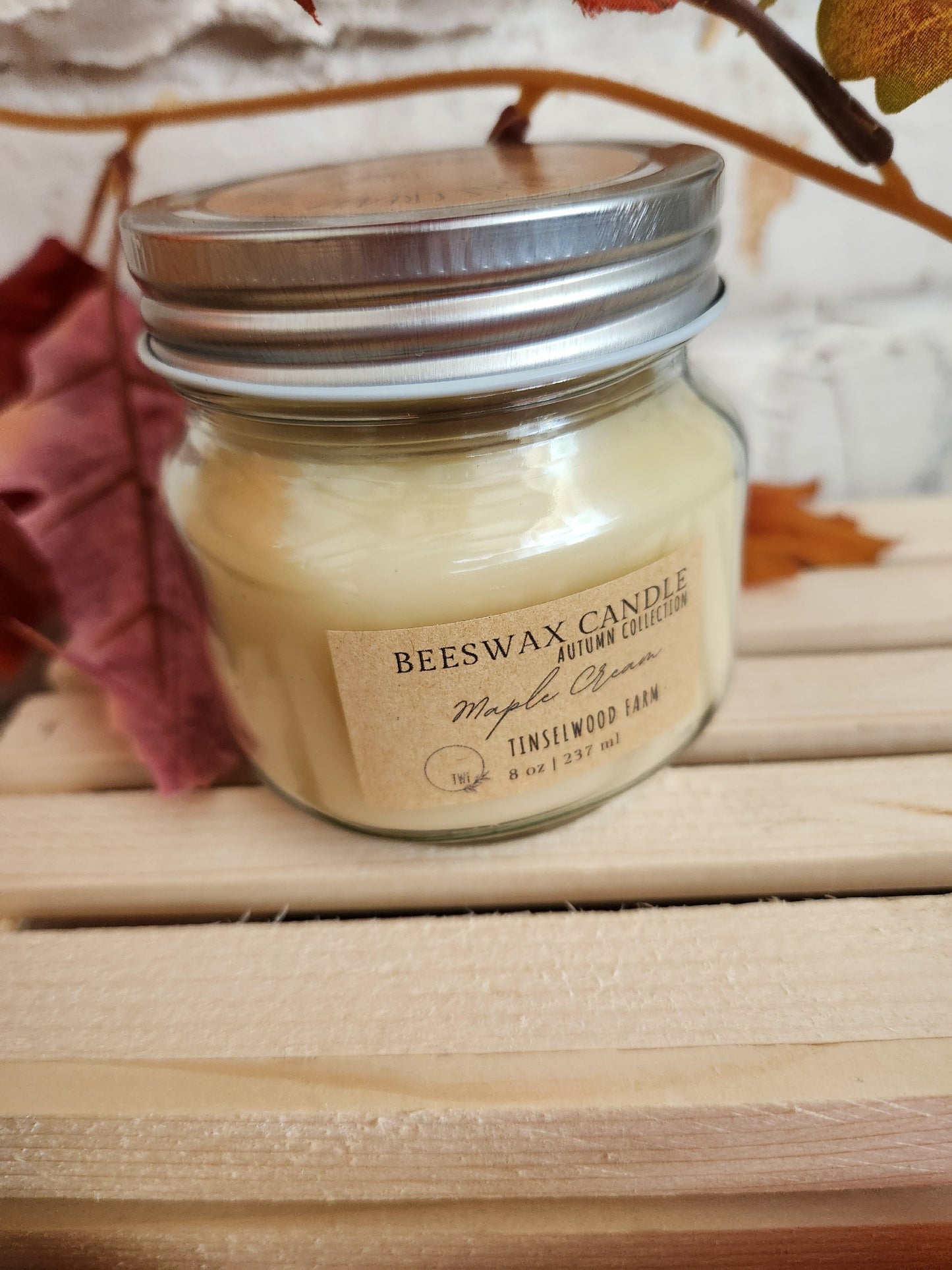 Beeswax 8oz Candle - Autumn Collection