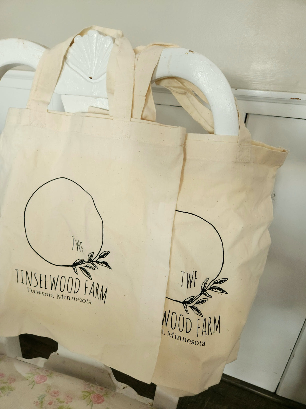 Reusable Tinselwood Farm Tote Bag